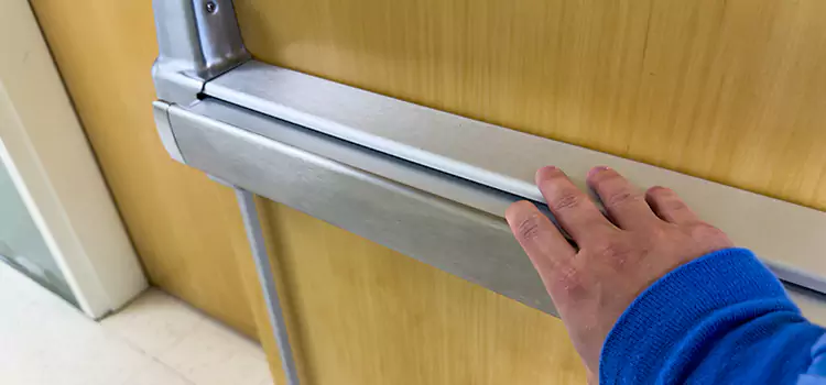 Installing a Push Bar on a Door Kokomo